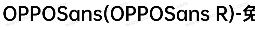 OPPOSans(OPPOSans R)字体转换